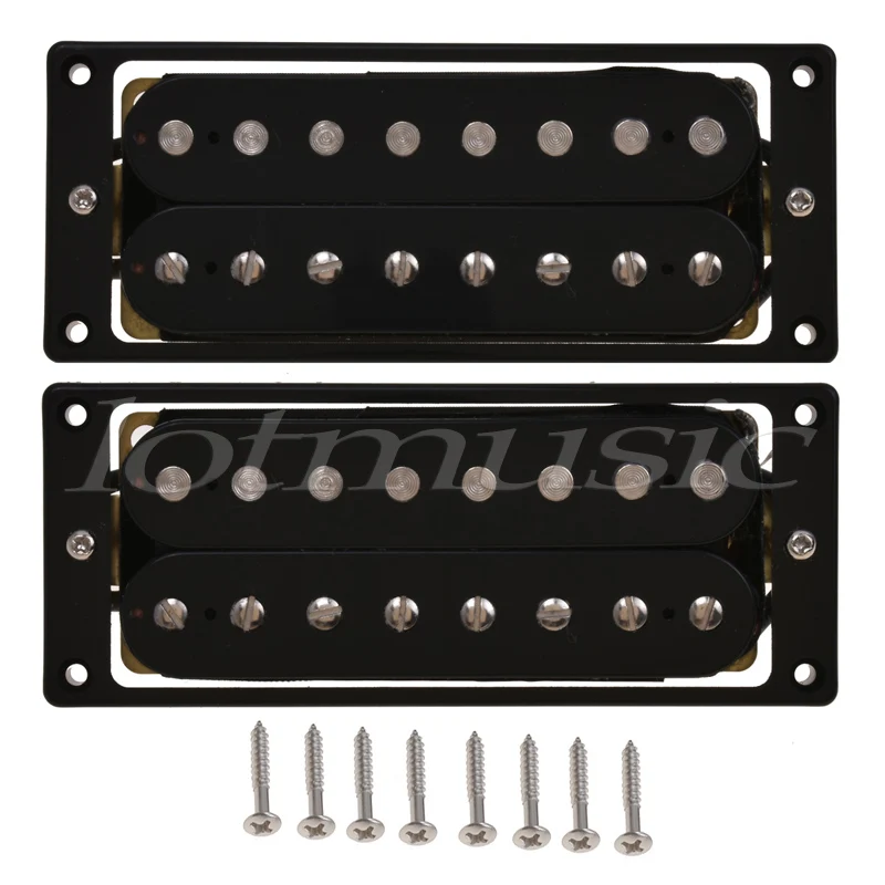8 струн пикап хамбакер двойная катушка электрогитара Запчасти Аксессуары мост