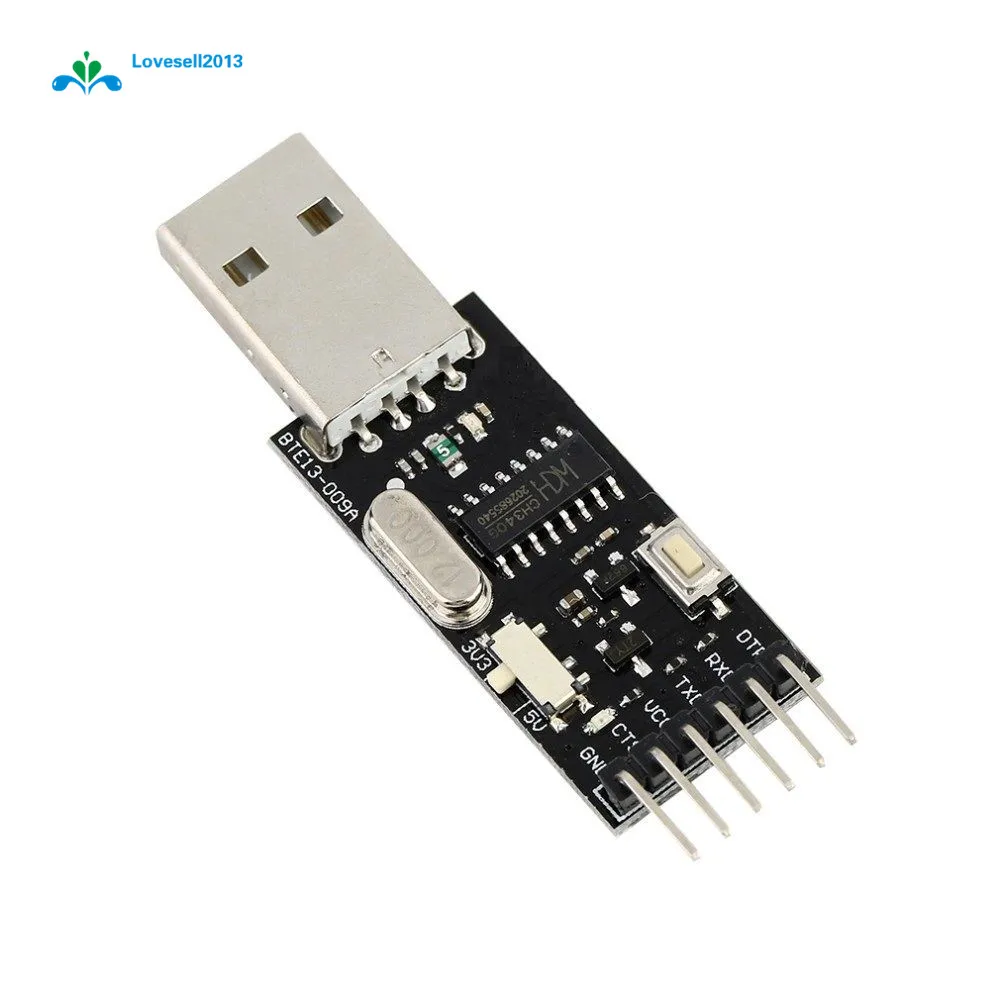 Последовательный преобразователь CH340G с USB 3 на TTL 6 Контактный Модуль для PRO mini 1 шт.