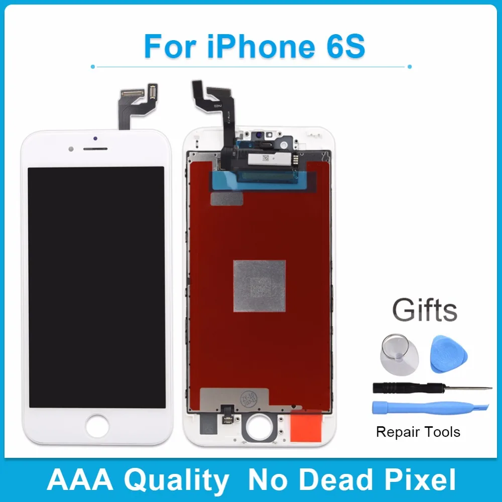 100% AAA качественный экран для iPhone 6 S ЖК и дигитайзер сменный сенсорный дисплей