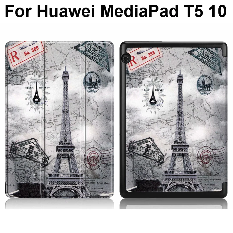 Чехол-подставка для huawei Mediapad T5 10 AGS2-W09 AGS2-L09 10,", защитный чехол для планшета huawei T5 10 10,1 дюймов, чехол Fundas, чехол