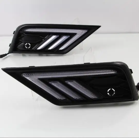 Автомобильный мигающий светодиодный дневный ходовой светильник drl для 17-18 лет VW