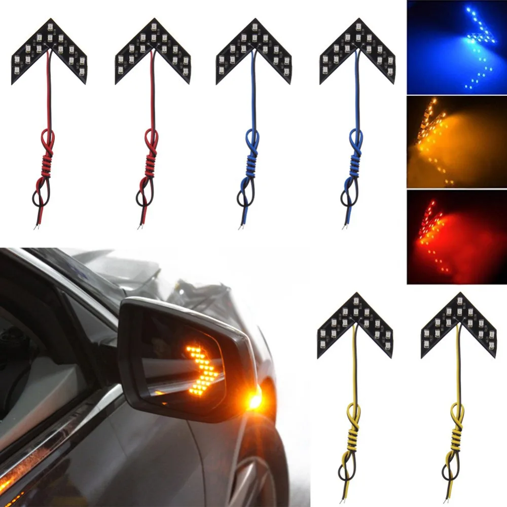 100% абсолютно новые и чистые Автомобильные светодиодные панели со стрелками 14 SMD |