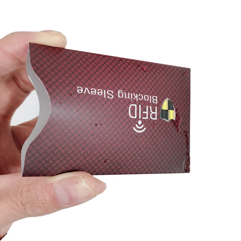 Распродажа 1 шт. защита от кражи для кредитных карт RFID блокировка держатель рукав