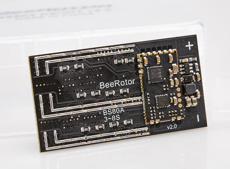 BeeRotor 80A Бесщеточный Регулятор скорости ESC V2.0 с OneShot MultiSho DSHOT BLHeli_S 3 8S RC Lipo Motor|Детали