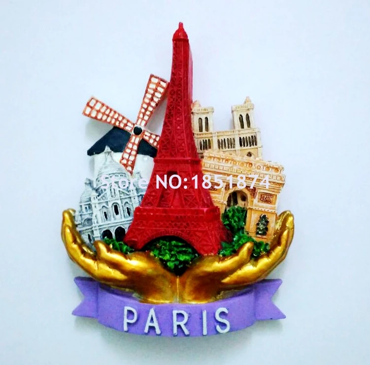 Arc de Triomphe, Париж, Франция 3D магниты на холодильник сувениры для туристов в коллекцию на холодильник магнитные наклейки домашний Декор подарок
