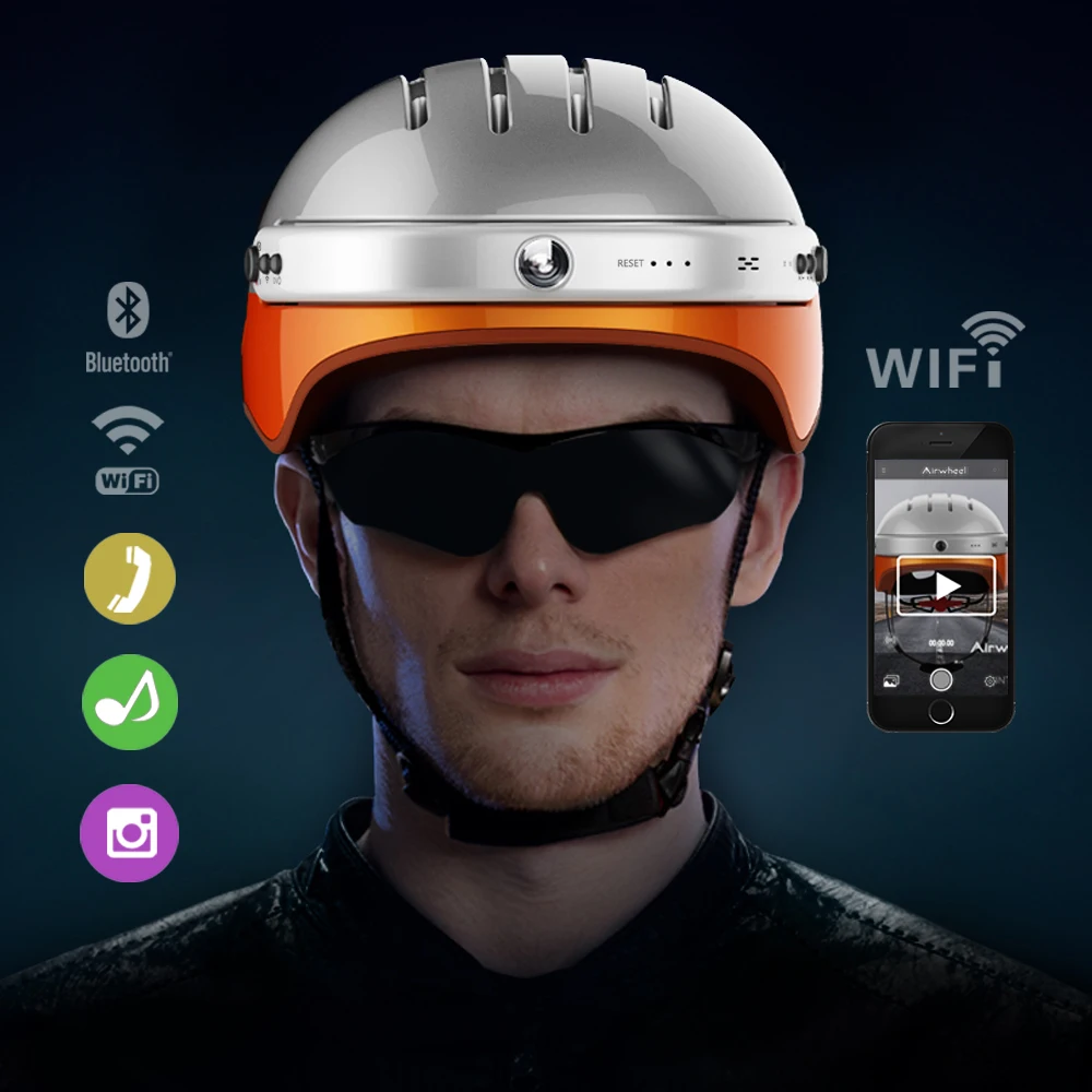 AIRWHEEL C5 Интеллектуальный шлем с фронтальной камерой и Bluetooth динамиком|Шлемы| |