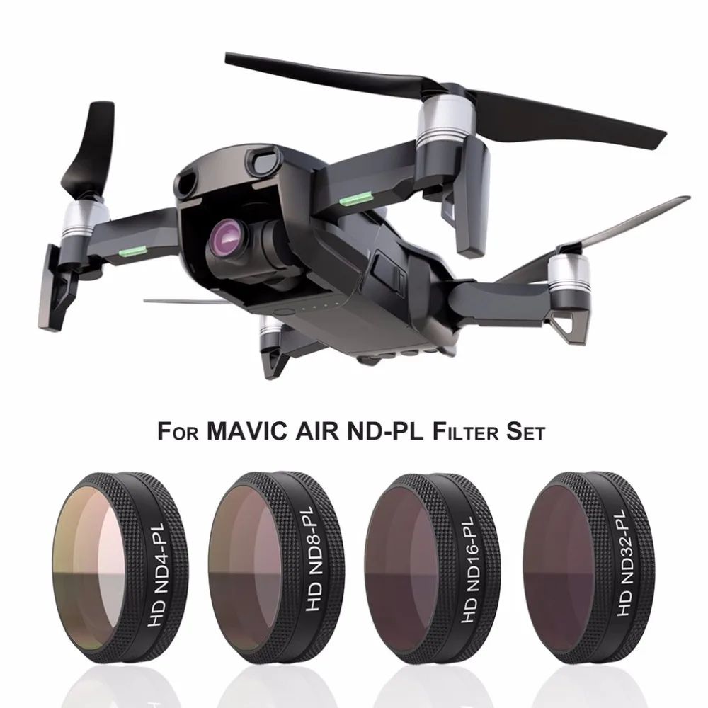 PGYTECH ND PL Камера объектив Фильтры комплект ND4 ND8 ND16 ND32 для DJI Мавик AIR Drone DR2330|Наборы