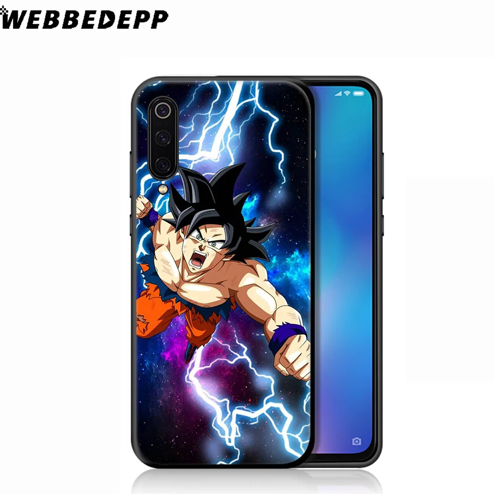 WEBBEDEPP Dragon Ball Z Goku супер мягкий чехол для Xiaomi Mi 9T 9 8 SE 6 A1 A2 A3 Lite MiA1 MiA2 MiA3 F1 MAX 3 Mi8 CC9E CC9 |