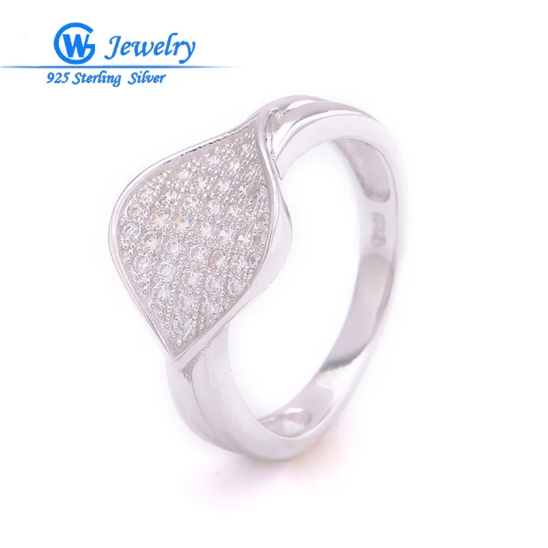 Женское Обручальное Кольцо GW из стерлингового серебра 925 пробы обручальные