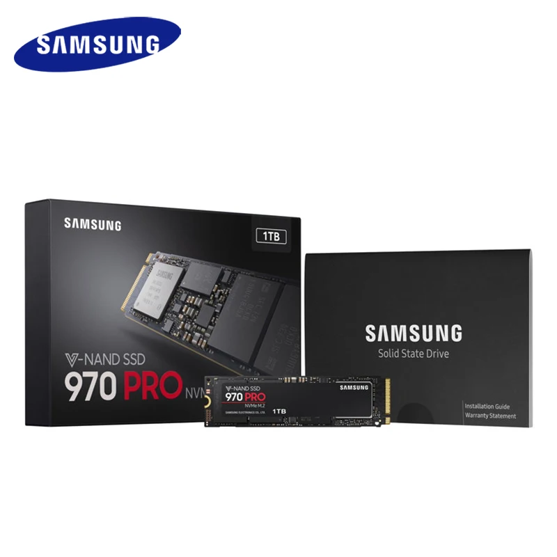 Samsung SSD 512GB 1 ТБ 970 RPO NVMe M.2 3500 M/2300 M Внутренний твердотельный жесткий диск PCIe 3 0x4