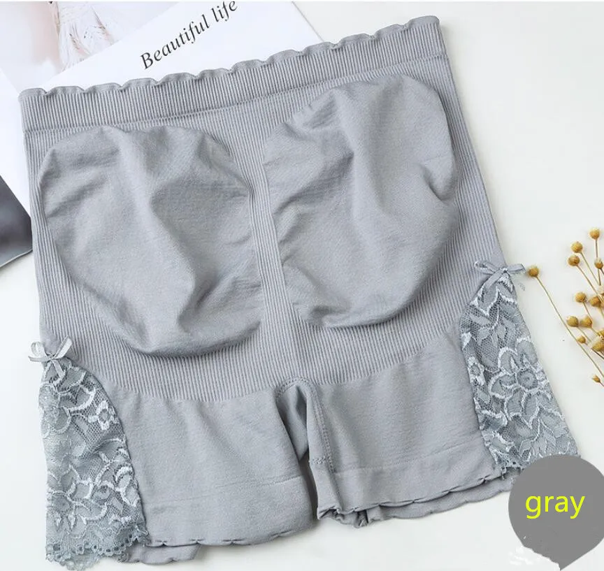 2 pieces Безопасные Короткие штаны женские кружевные шорты под юбку женские короткие колготки дышащие Бесшовные трусы до середины талии трусы шорты для мальчиков - Цвет: 2 pieces