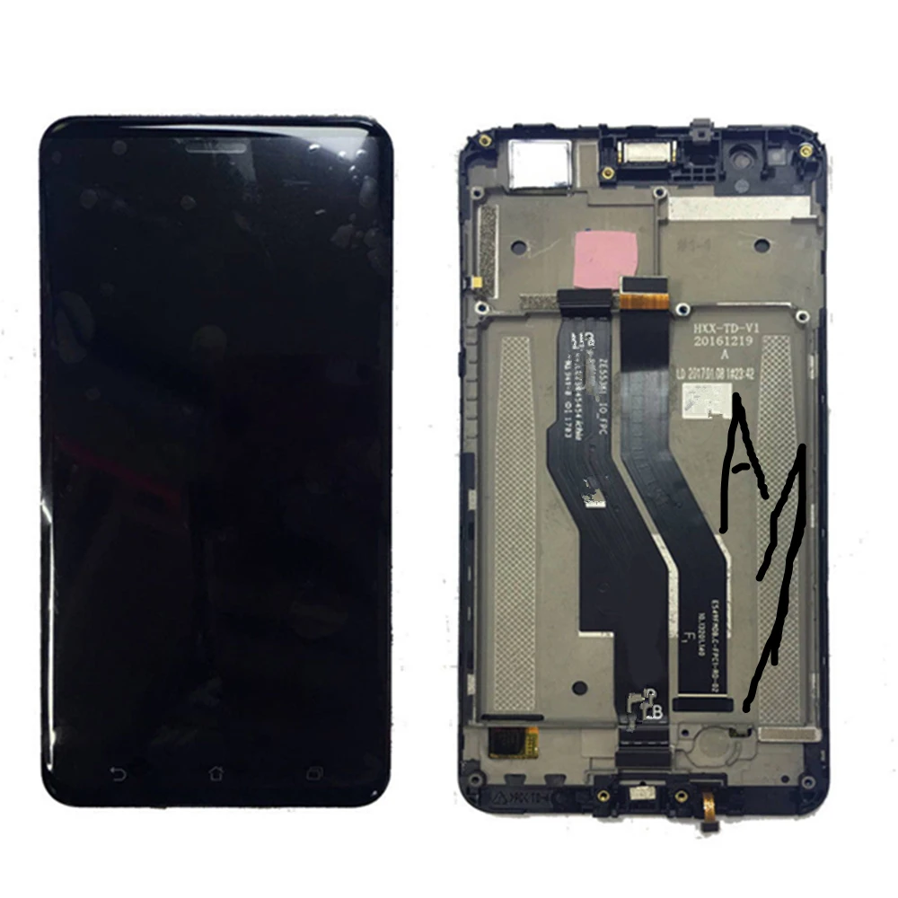 ЖК дисплей 5 дюйма для ASUS ZenFone 3 Zoom ZE553KL сенсорный экран с дигитайзером в сборе