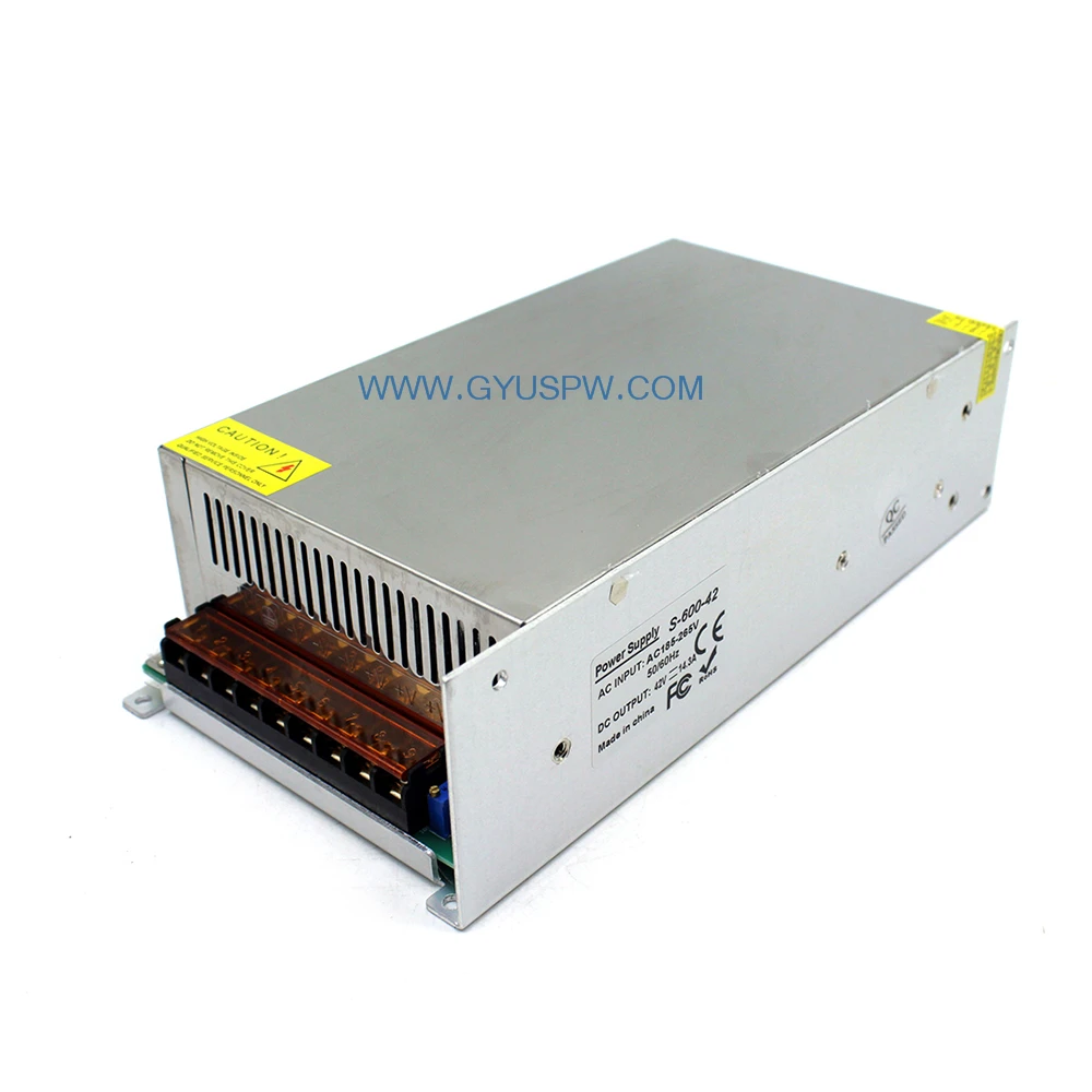 Переключатель питания DC 42 V 14.3A 600 W светодиодный трансформатор драйвера 110 220 AC к