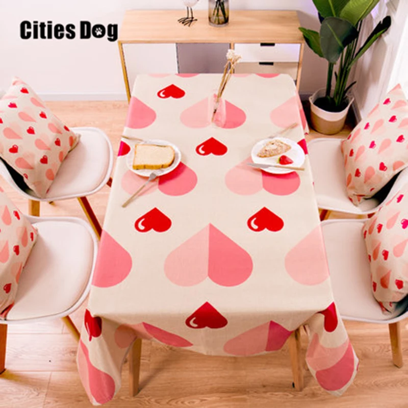 Льняная скатерть в клетку многофункциональный прямоугольный чехол для стола