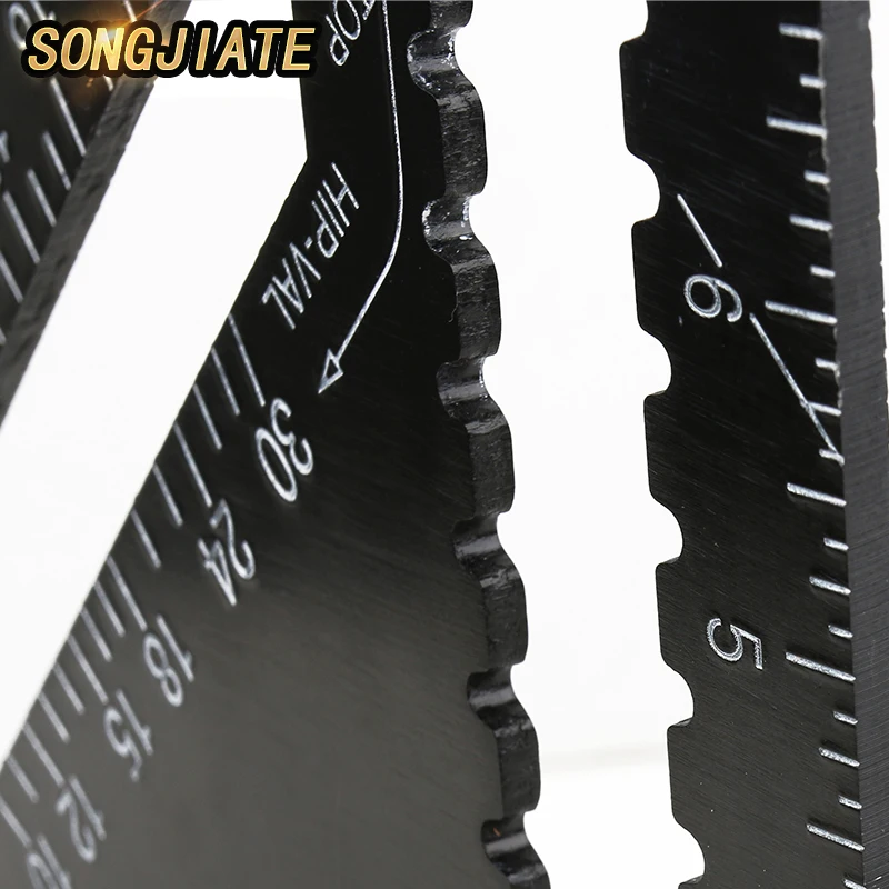 Треугольная измерительная линейка SONGJIATE 7 дюймов/12 дюймов угловая из