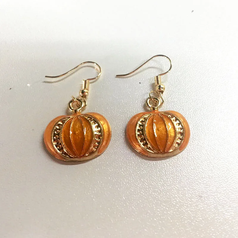 Vintage Pumpkin Earrings For Women Bohemian Drop Long Earing Fashion Femme Love Embroidery Modern Jewelry New JE0023 | Украшения и