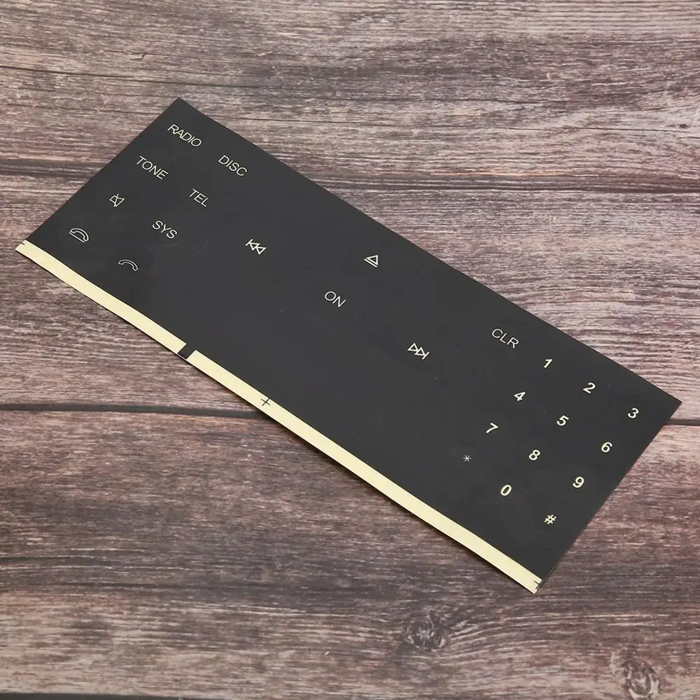 Автомобильная магнитола CD кнопка наклейка наклейки из абс материала