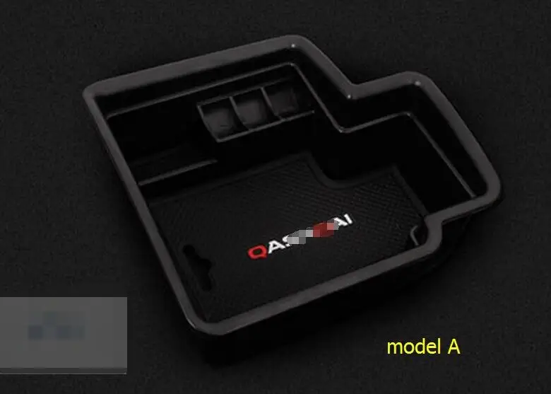 

For Nissan Qashqai 2014 2015 Plastic Central Storage Pallet Armrest Container Box Holder / 2 Model For Choice