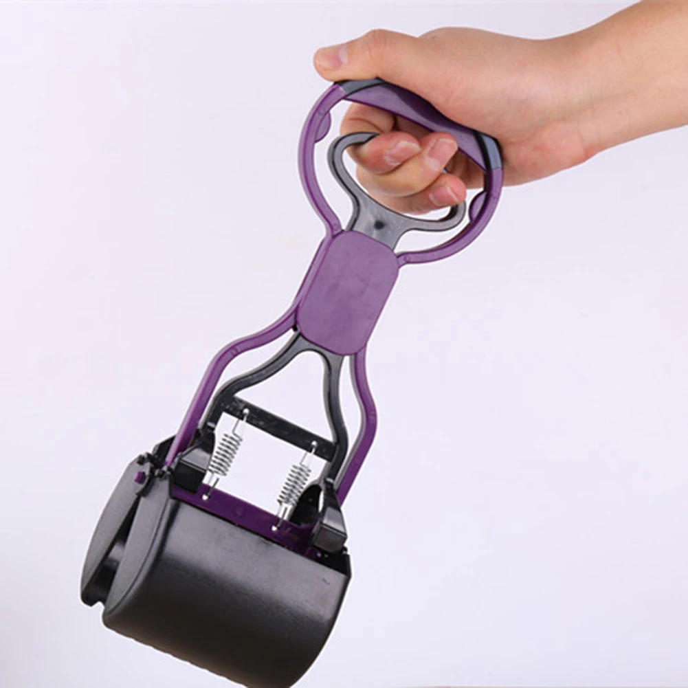 Собака Кошка Pooper Scooper длинной ручкой челюсти полуют совок чистке Палочки до