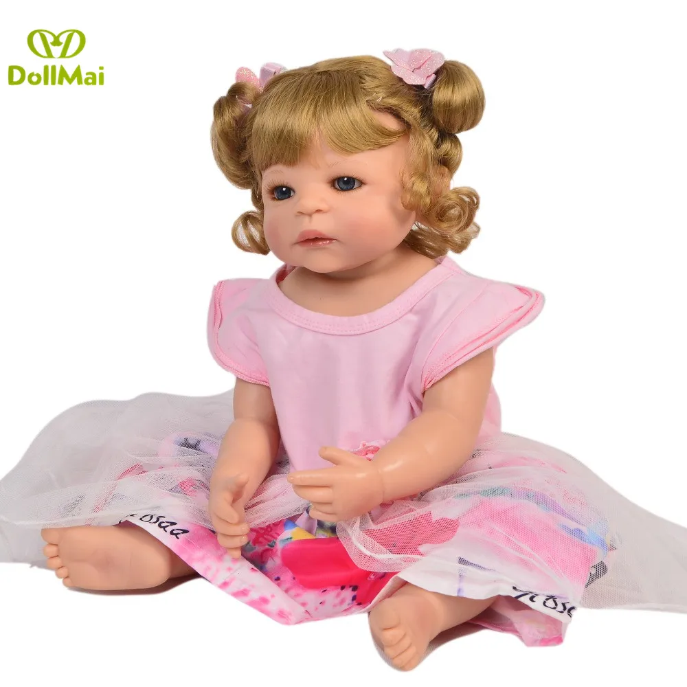 Новорожденные bebes Reborn bonecas 57 см силиконовые куклы для новорожденных игрушки