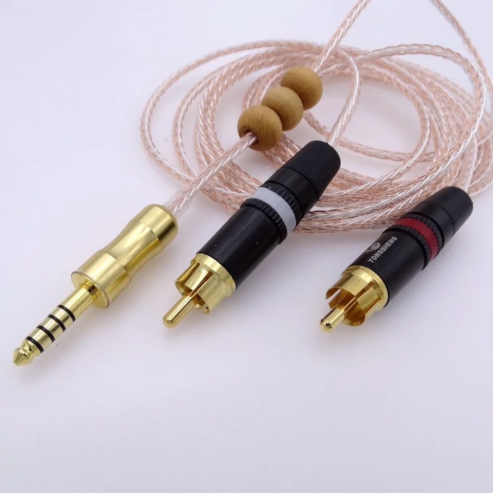 1 5 м 4 мм до 2 RCA аудио кабель адаптер для sony NW WM1Z 1A MDR Z1R TA ZH1ES обновления