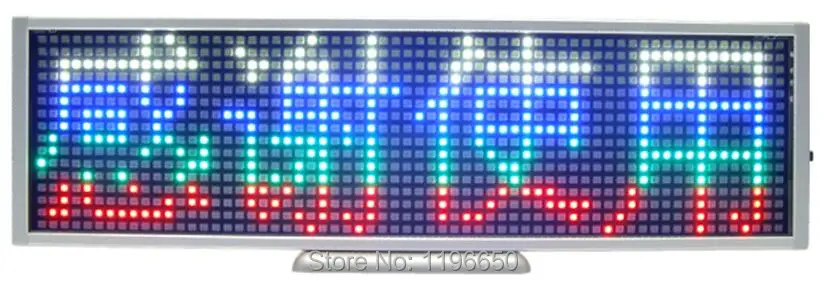 USB показать вам имя на стол светодиодные настольные бейдж с Iboard программное