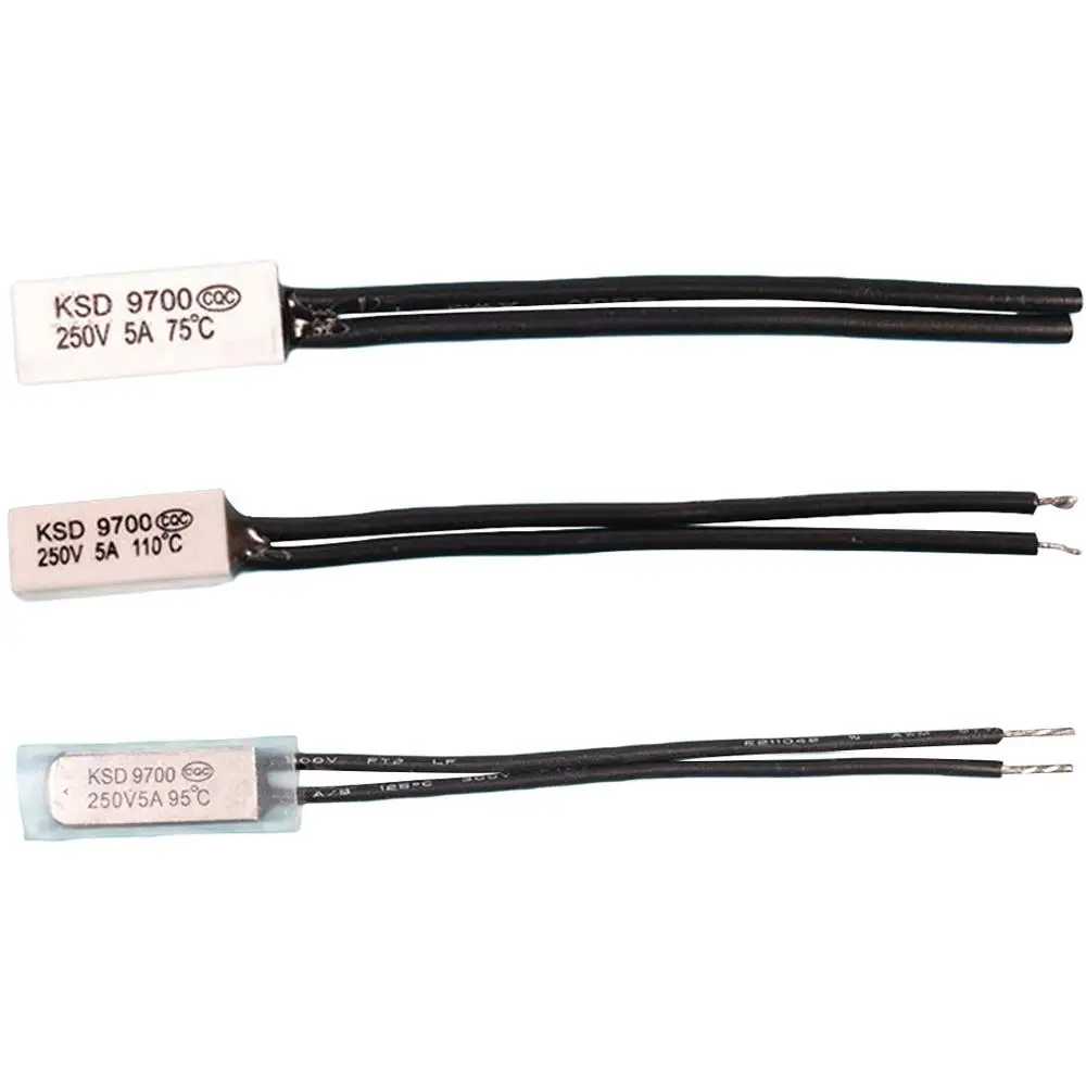 250 В 5A биметаллический диск переключатель температуры N/O термостат термический