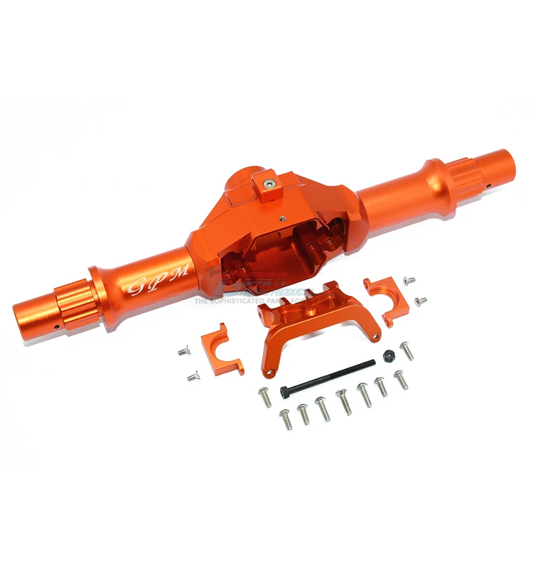 1/8 AXIAL YETI XL 90032 комплект корпуса заднего моста из алюминиевого сплава + ферма 1 YTL013L