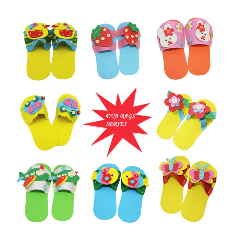 13-5Pcs 5 шт./компл. 3D EVA пены Стикеры игрушки головоломки DIY игрушки ручной работы с рисунками зверей из мультфильмов, образовательные Развивающие игрушки для Для детей Подарки - Цвет: 13-5Pcs