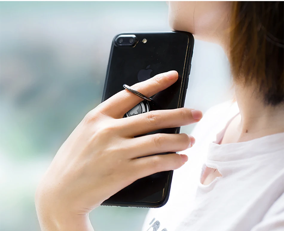 Baseus 360 градусов металлический палец кольцо держатель для iPhone X 8 samsung S9 планшет телефон кольцо держатель для телефона Поддержка магнитный держатель