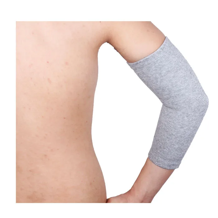 Удлиненный впитывающий пот налокотник поддержка налокотники бамбуковый уголь