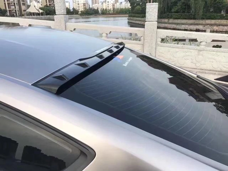 ABS пластиковый матовый черный Задний Багажник крыло украшение используется для
