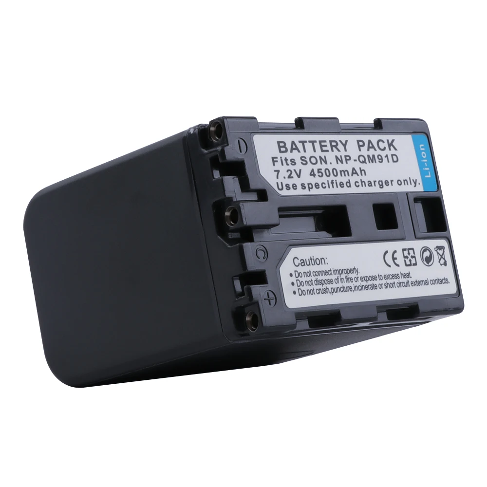 4500mah brand new Replacement Camera Battery For Sony NP-QM71 NP-QM91D UX1E PC330E A1C NP-QM50 NP-QM51 DCR-TV480 CCD-TR748E