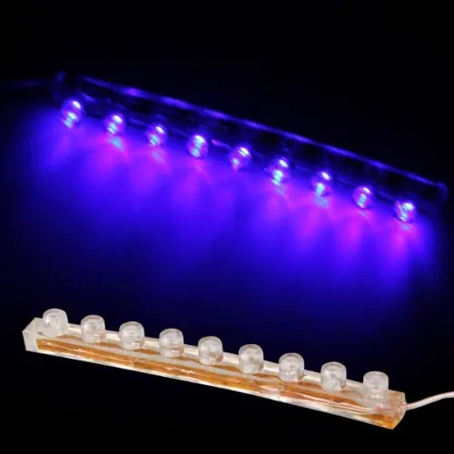 NFLC-Автомобильный мотоцикл синий 9 светодиодов полоса водонепроницаемый