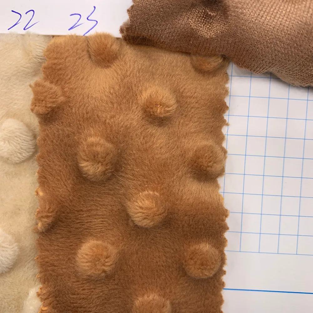 23 ZYFMPTEX 30 цветов супер мягкая ткань в мелкий горошек для метр ручная работа шитье одеяло материал антипиллинг плюшевая ткань экологически чистая - Цвет: 23