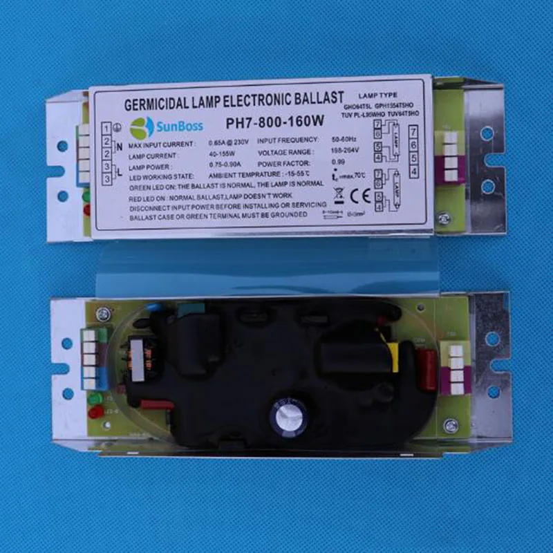 AC230W УФ ламповый светильник 40 Вт 75 Вт 100 Вт 150 Вт 160 Вт электронный балласт