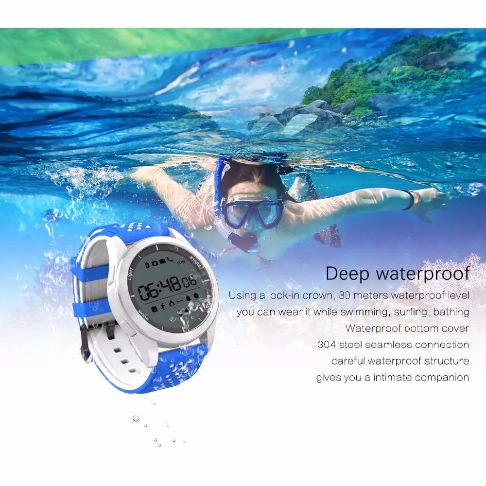 2017 HIWEGO F3 Умные часы-браслет IP68 Водонепроницаемый Смарт-часы на открытом воздухе Фитнес-трекер Напоминание Портативные устройства