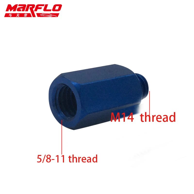 American Thread MARFLO полировщик пластин с M14 M16 5/8-11 Резьбовая планка для полировки машины губка полировальная подушка - Цвет: American Thread