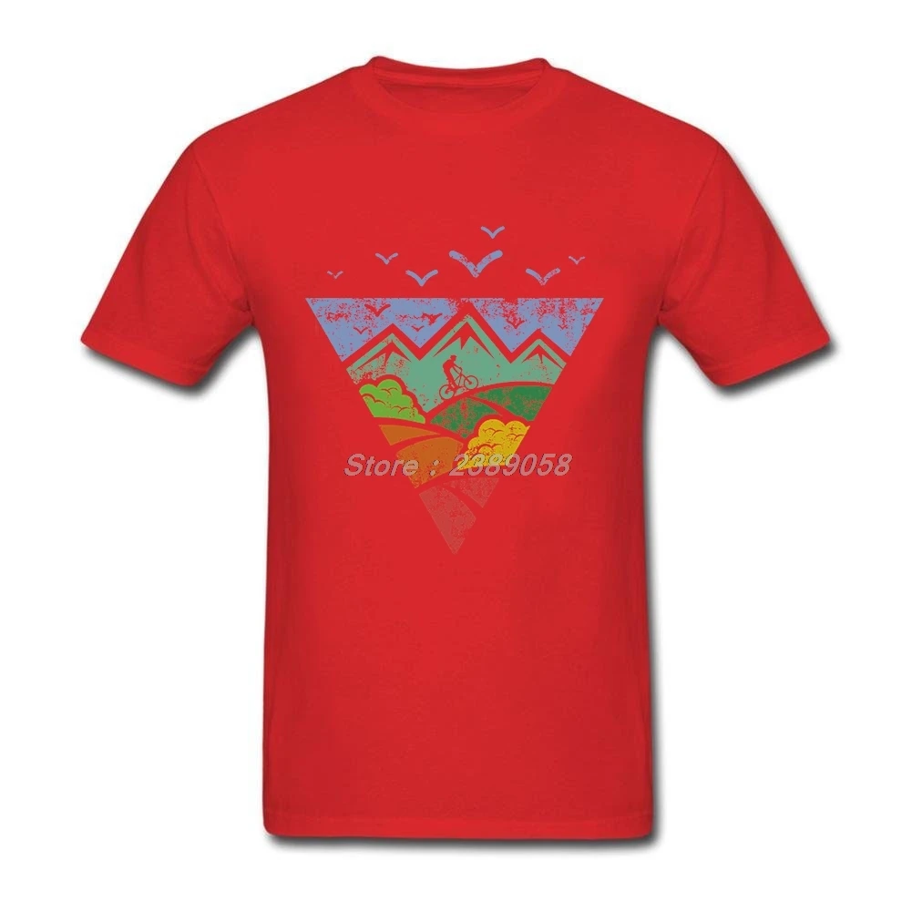 Брендовая мужская футболка с коротким рукавом для катания на горном велосипеде