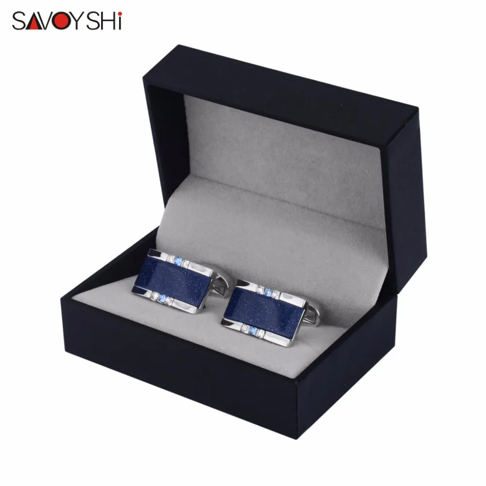 SAVOYSHI, низкий ключ, роскошные запонки со звездным камнем для мужчин, s рубашка, брендовые запонки, высокое качество, квадратные запонки, подарок, мужские ювелирные изделия