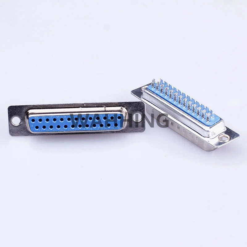 2 комплекта DB25 разъем Centronics порт 25 контактный медный адаптер с пластиковым