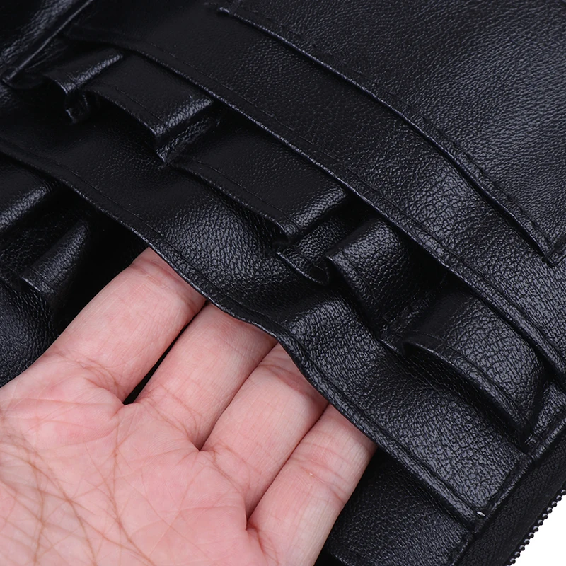 Новый держатель для кистей макияжа сумка на молнии с ремешком художника