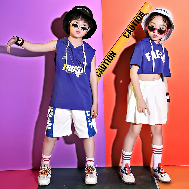 Детская одежда для выступлений костюм танцев в стиле хип-хоп платье джаз