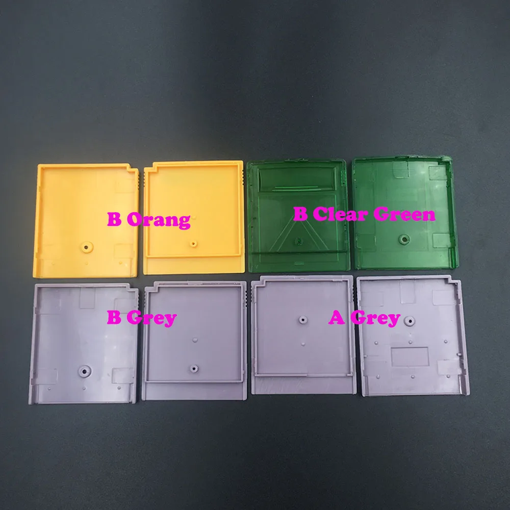 10 шт. прозрачный зеленый Сменный Чехол для GBA SP с винтовым игровым картриджем