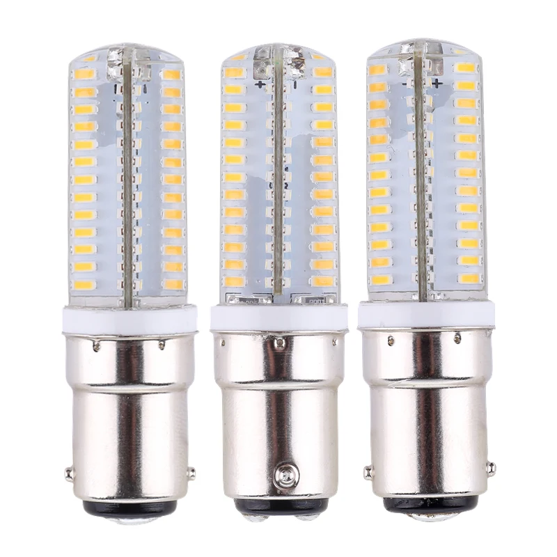 Joneaz 4x ampoule B15 лампочки светодиодные энергосберегающие лампы 110 В 220 Силиконовые