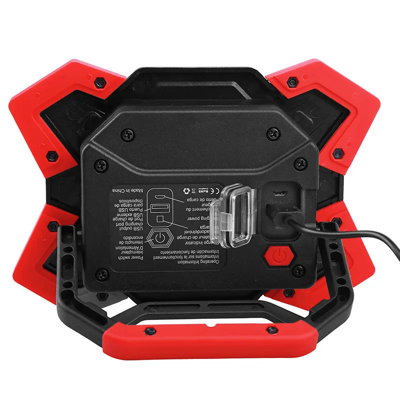 Переносная лампа COB фонарь для кемпинга перезаряжаемый от USB уличный