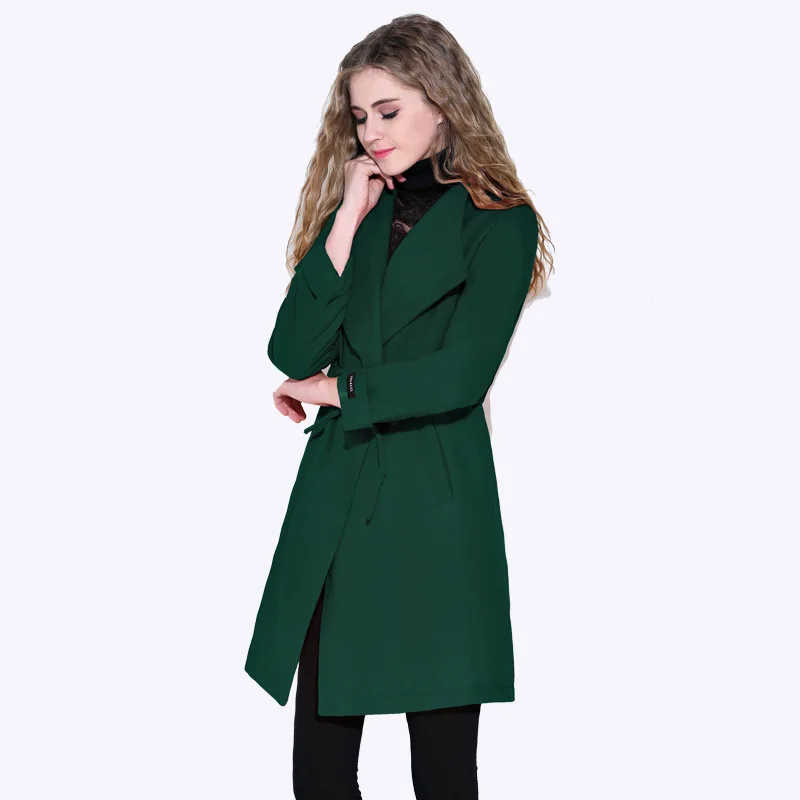 Плюс Размеры 3XL Для женщин зимнее пальто шерстяное Европейский кардиган 2018