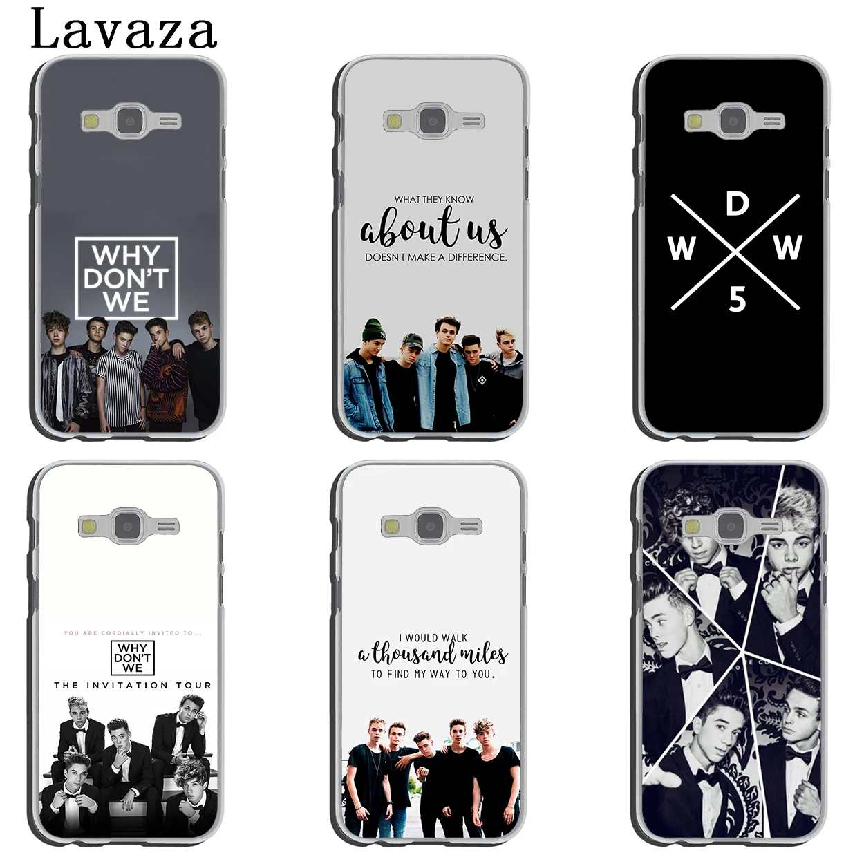 Lavaza Why don't we Hard Phone Case for Samsung Galaxy Note 10 9 8 A9 A8 A7 A6 Plus 2018 A3 A5 2015 2016 2017 A2 Cover | Мобильные