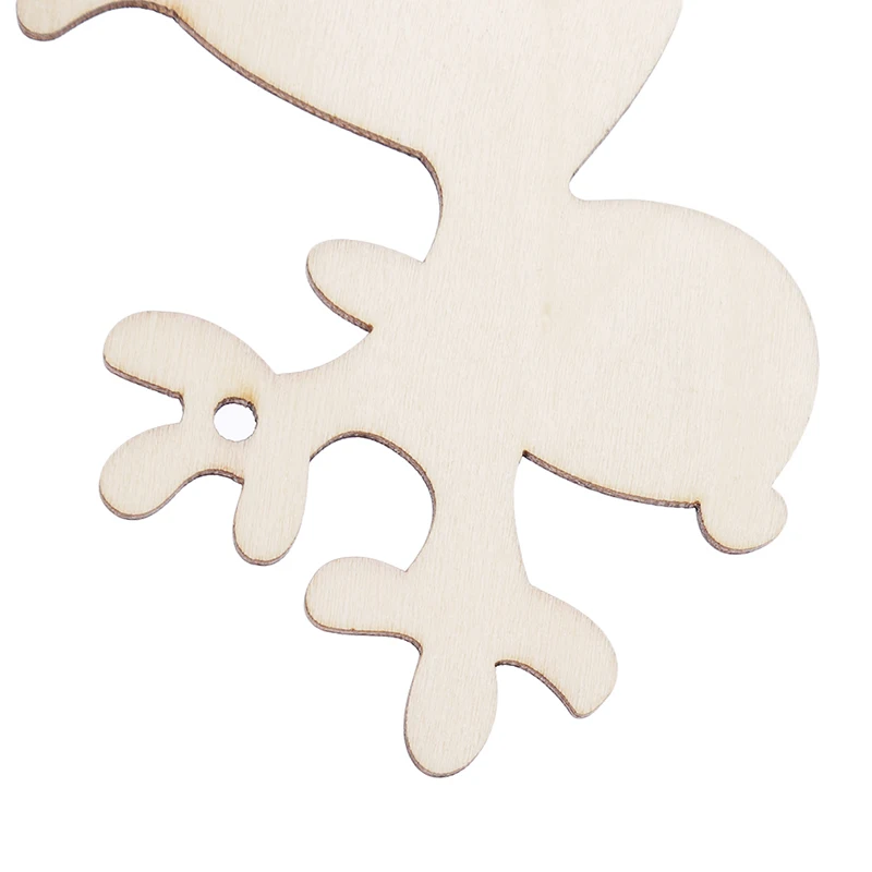 10 шт. Рождественская елка Декор для дома деревянный олень Рождественский кулон