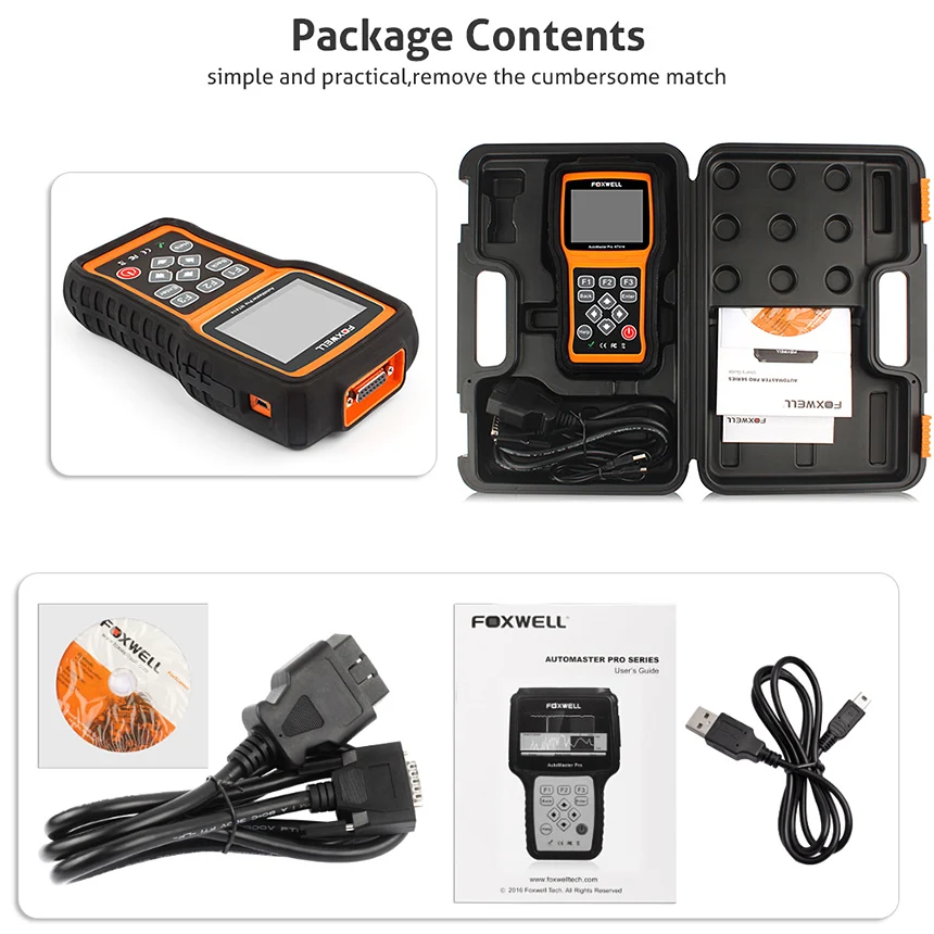 Автомобильные Инструменты Foxwell nt414 водителя Трансмиссия ABS Двигатели для